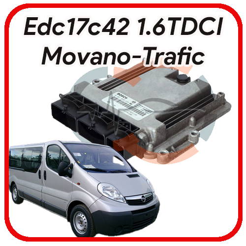 Centralina motore Renault Trafic (2014-06>) 1.6CDTI EDC17C42